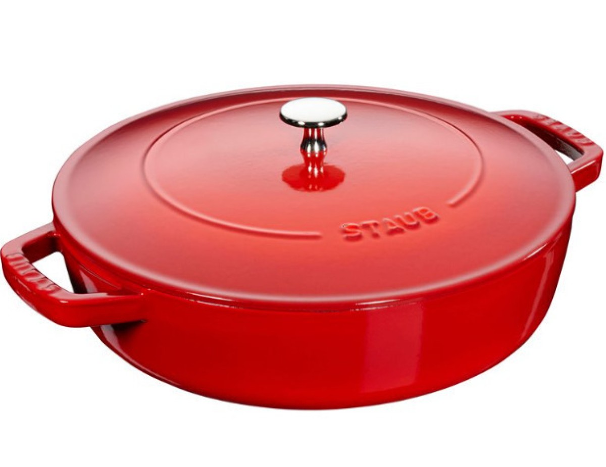 Staub Chistera 28 cm Cocotte Cherry Red
