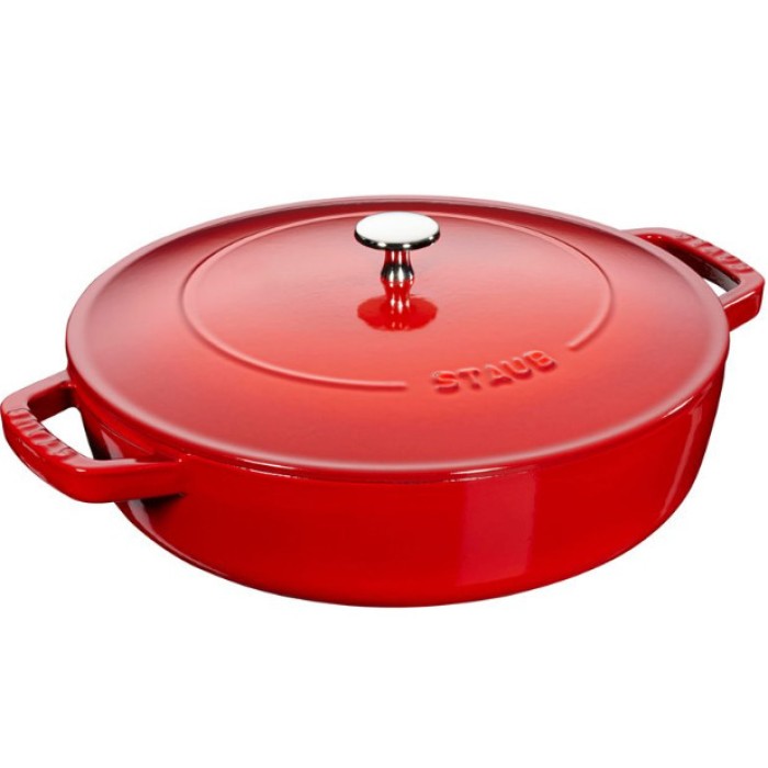 Staub Chistera 28 cm Cocotte Cherry Red