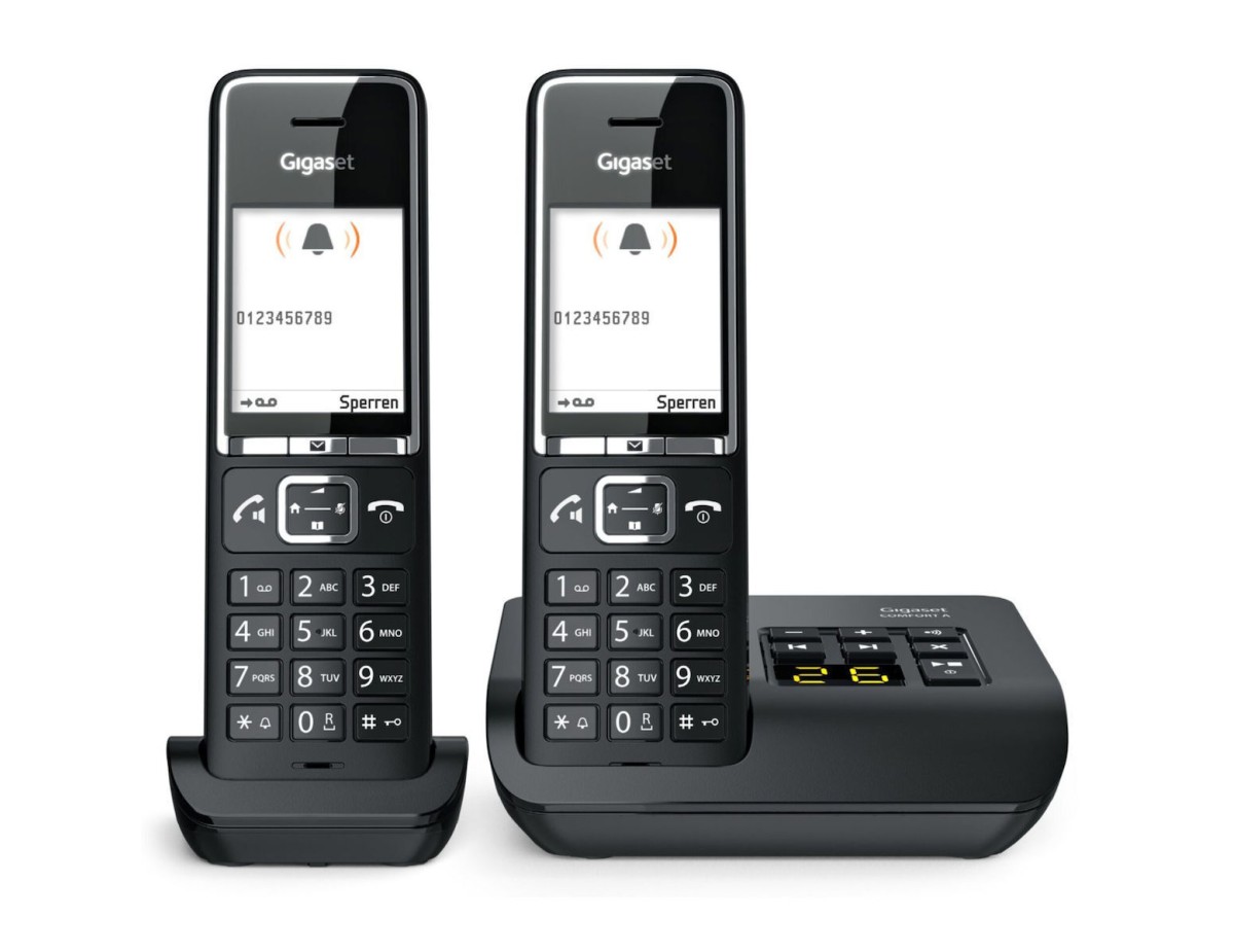 Gigaset Comfort 550A duo black/chrome Gigaset Comfort 550A duo black/chrome