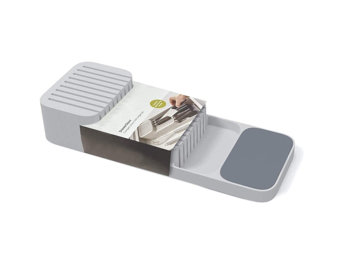 Joseph Joseph DrawerStore Grey Compact Knife Organiser