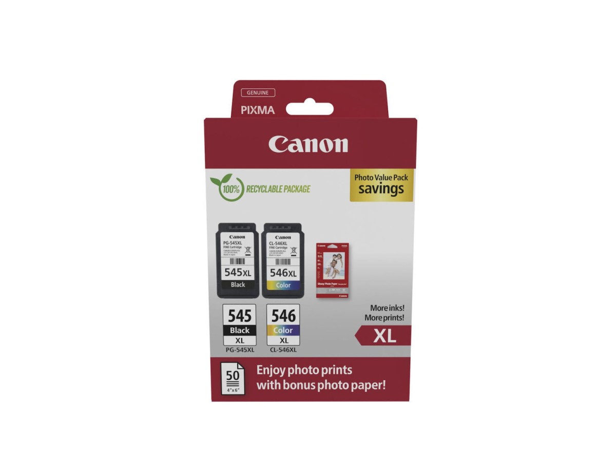 Canon PG-545 XL / CL-546 XL Photo Value Pack Canon PG-545 XL / CL-546 XL Photo Value Pack