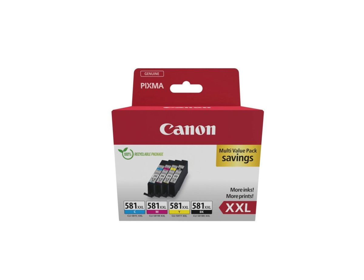 Canon CLI-581XXL BK/C/M/Y Multipack Canon CLI-581XXL BK/C/M/Y Multipack