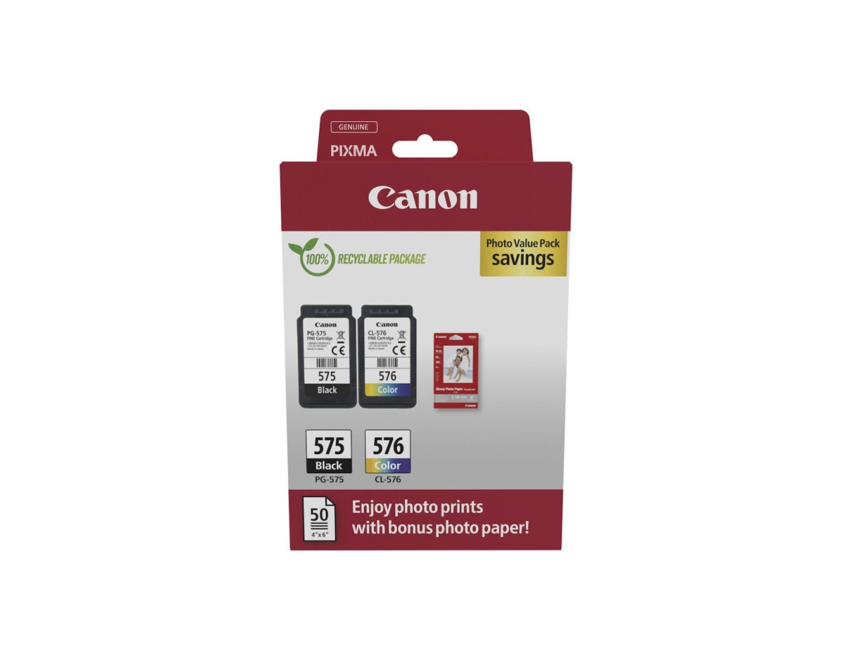 Canon PG-575 / CL-576 Photo Value Pack Canon PG-575 / CL-576 Photo Value Pack