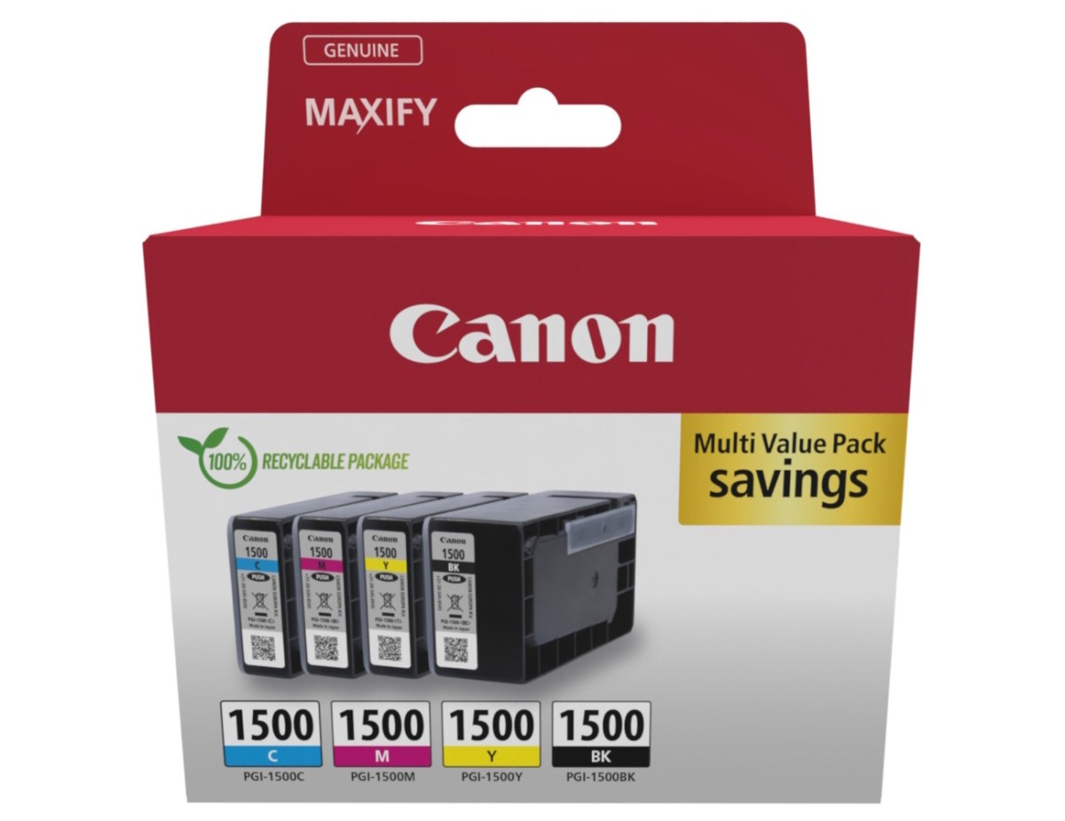 Canon PGI-1500 BK/C/M/Y Multipack Canon PGI-1500 BK/C/M/Y Multipack