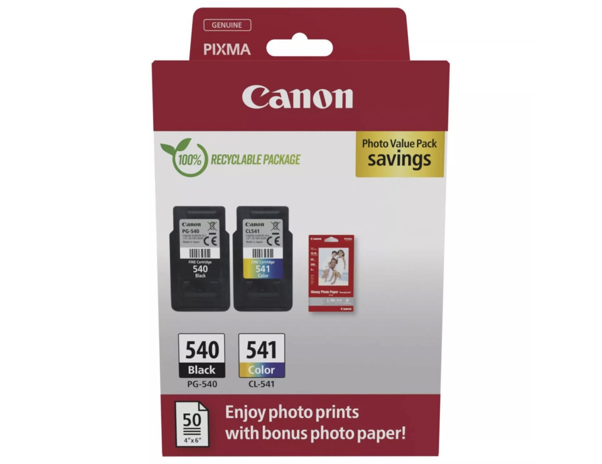 Canon PG-540 / CL-541 Photo Value Pack Canon PG-540 / CL-541 Photo Value Pack