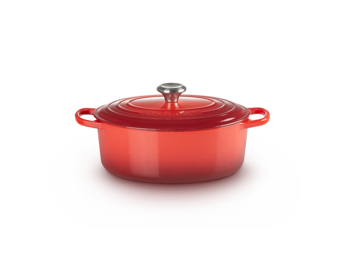 Le Creuset Signature Casserole oval 31 cm cerise