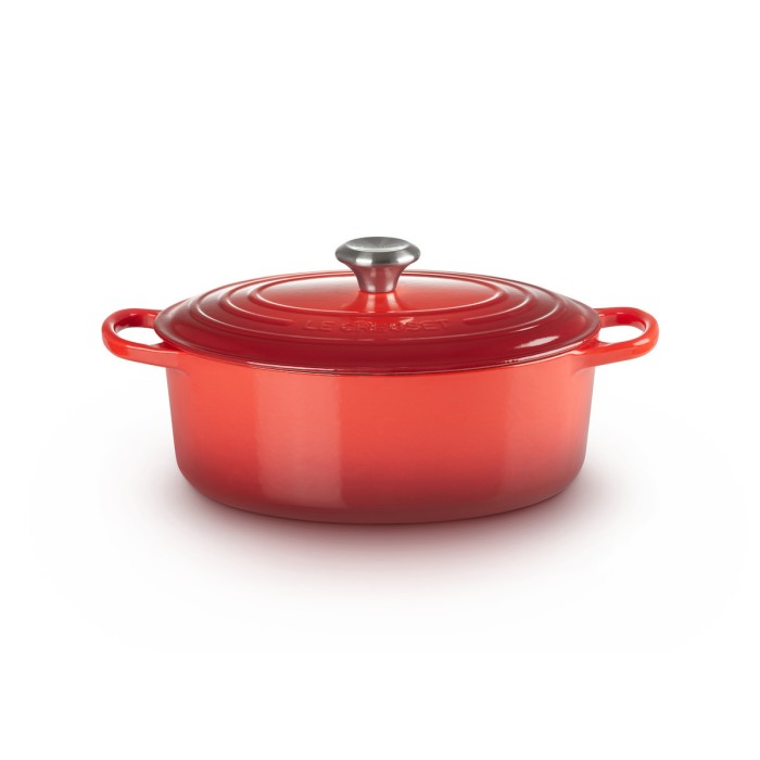 Le Creuset Signature Casserole oval 31 cm cerise