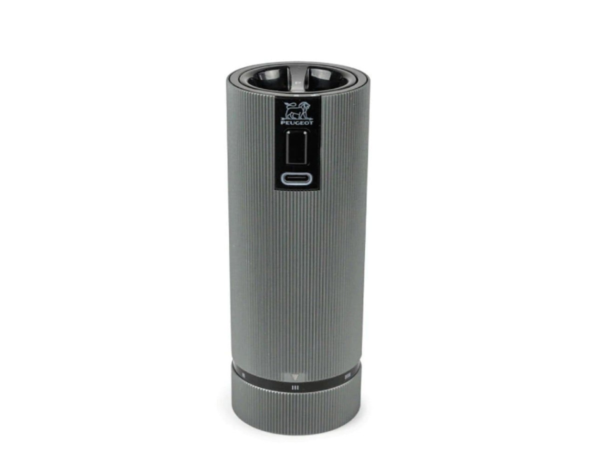 Peugeot Line Electric Carbon Pepper Mill 15 cm CARBONE Peugeot Line Electric Carbon Pepper Mill 15 cm CARBONE