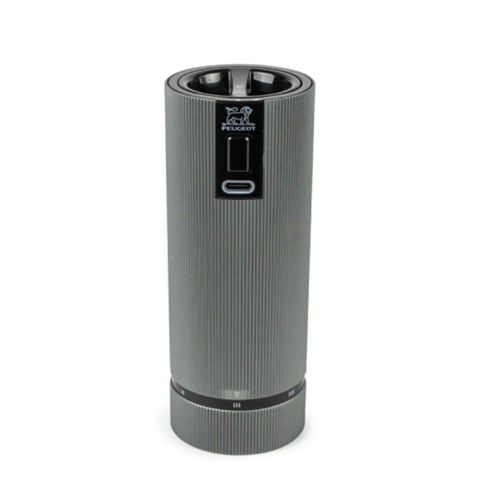 Peugeot Line Electric Carbon Pepper Mill 15 cm CARBONE Peugeot Line Electric Carbon Pepper Mill 15 cm CARBONE