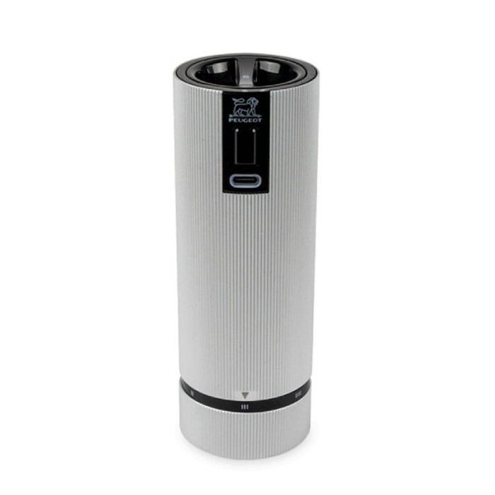 Peugeot LINE Z Line Electric Alu Salt Mill 15 cm ALUMINIUM Peugeot LINE Z Line Electric Alu Salt Mill 15 cm ALUMINIUM