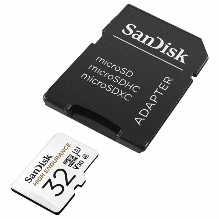 SanDisk High Endurance MicroSDHC 32Gb + SD-adapt.