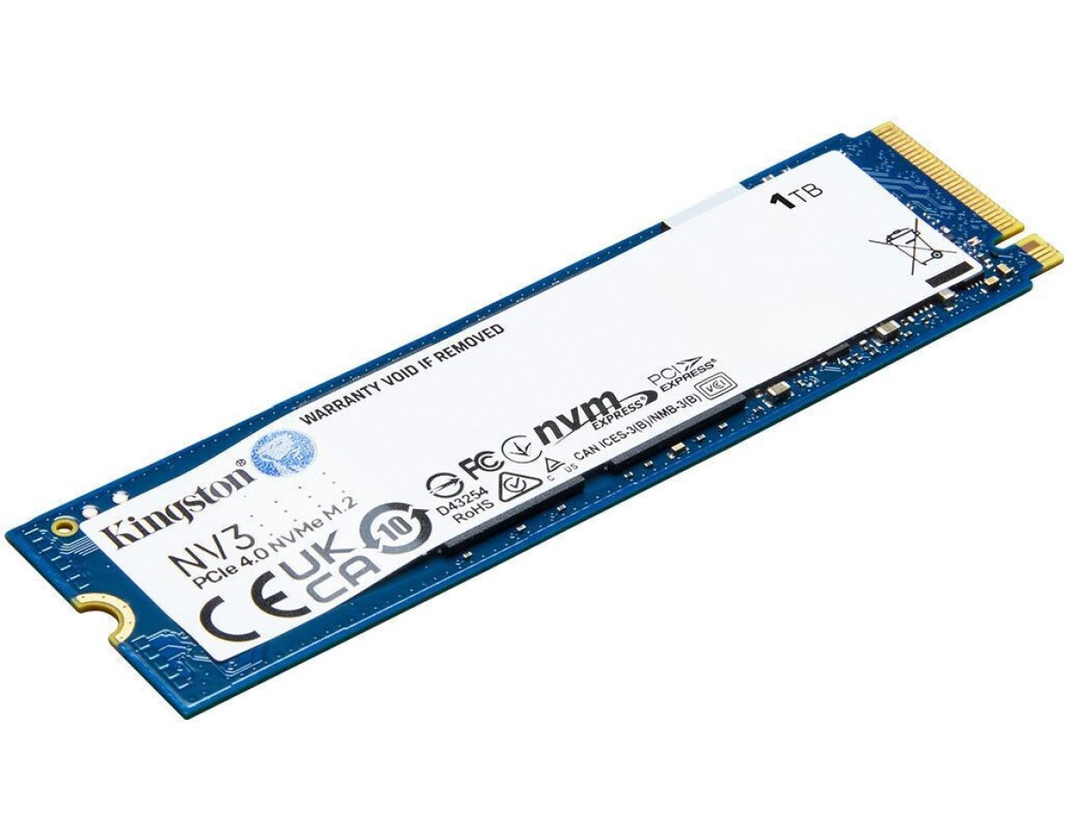 Kingston Nv3 SSD 1TB M.2 NVMe PCI Express 4.0 SNV3S/1000G 0740617344790