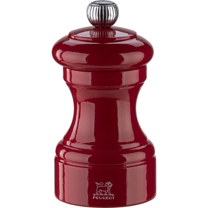Peugeot Bistro pepper mill 10 cm passion red lacquered wood Peugeot Bistro pepper mill 10 cm passion red lacquered wood