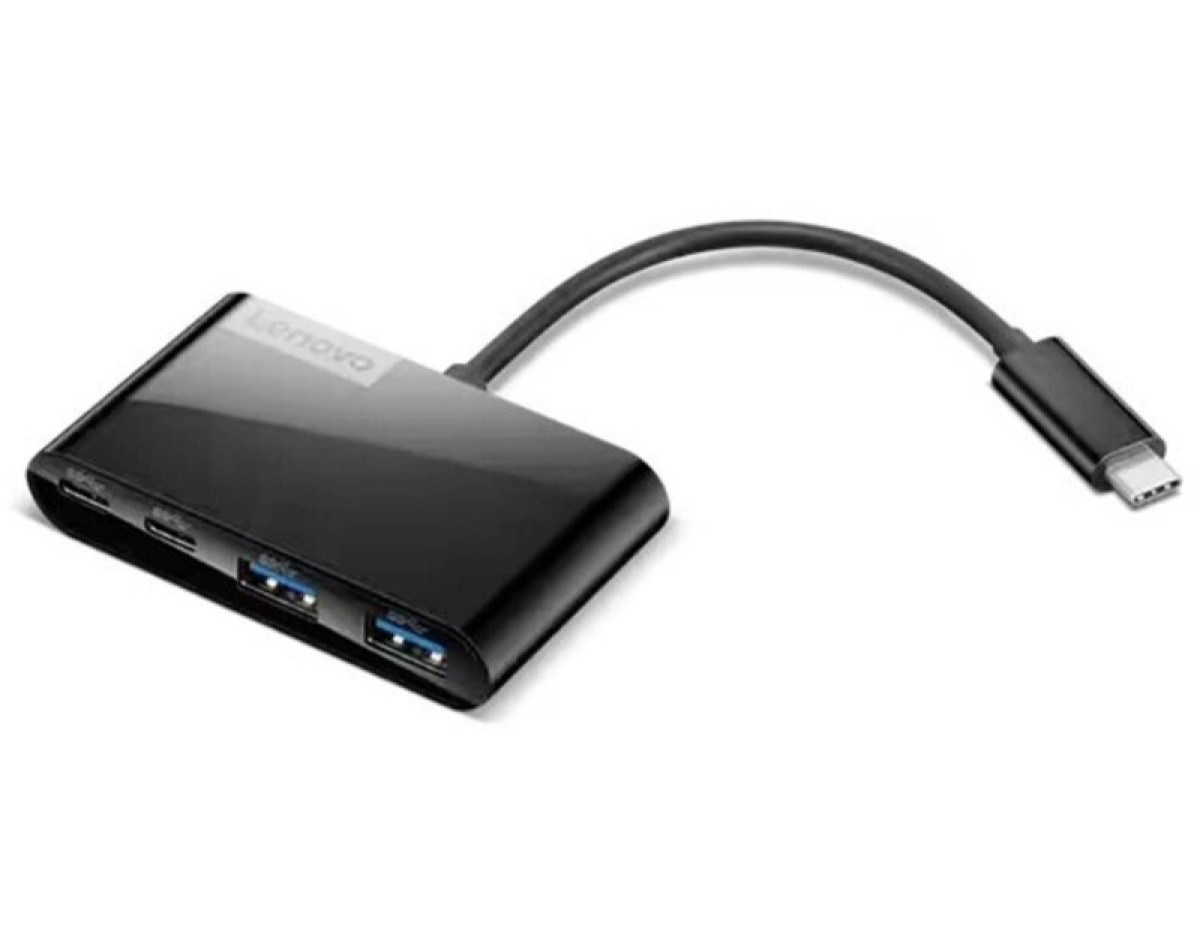 Lenovo Select USB Type-C 4-Port USB-Hub black