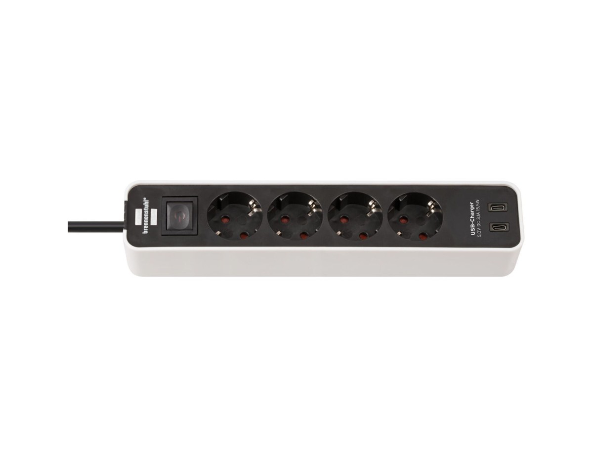 Brennenstuhl Ecolor 4 fold USB C