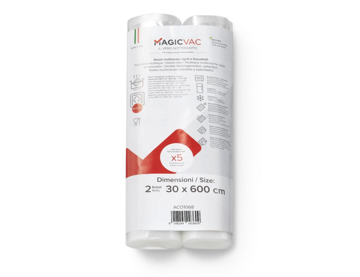 MagicVac 2 Vacuum sealing film rolls 30 cm x 6 m MagicVac 2 Vacuum sealing film rolls 30 cm x 6 m