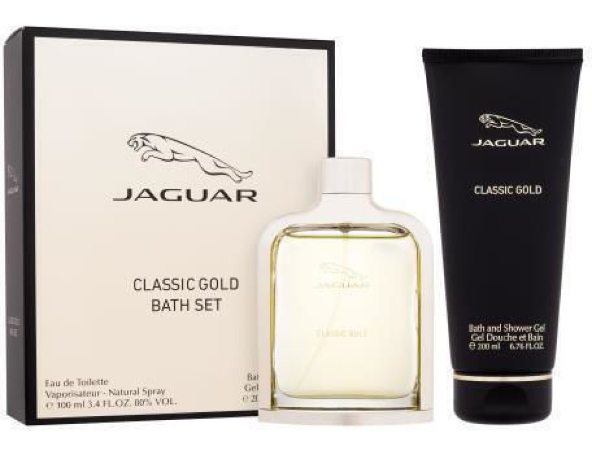 Jaguar-Classic Gold Dárková sada EDT 100 ml a sprchový gel 200 ml-100ml Jaguar-Classic Gold Dárková sada EDT 100 ml a sprchový gel 200 ml-100ml