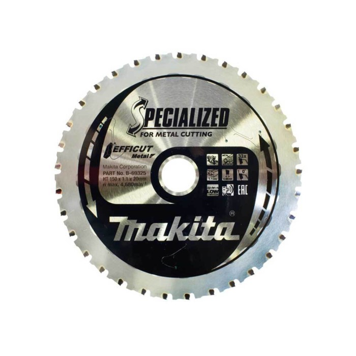 Makita EFFICUT Saw Blade 150x20mm, 33T Makita EFFICUT Saw Blade 150x20mm, 33T