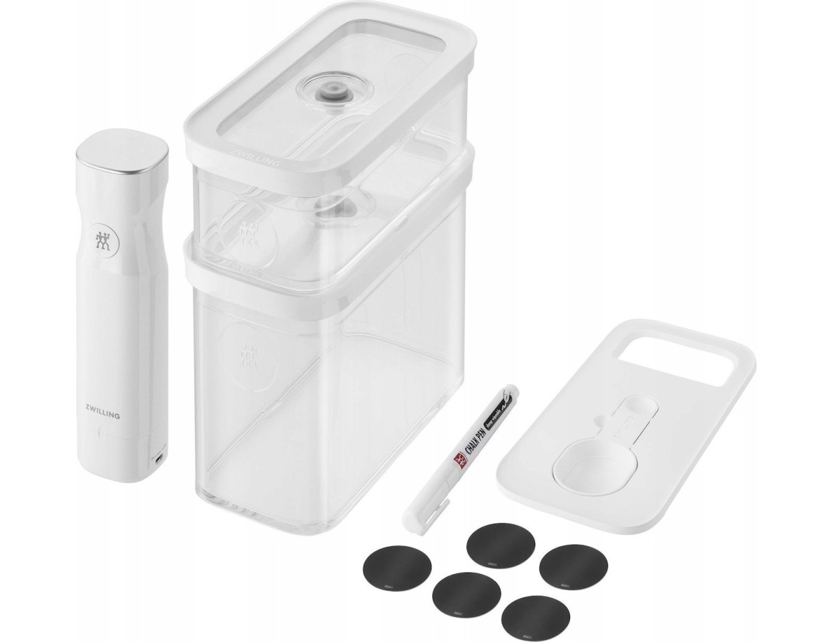 Zwilling Fresh&Save CUBE Vacuum Set 5-Piece Transparent-White