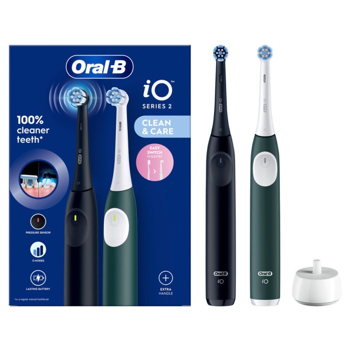 Oral-B iO Series 2 Night Black/ Forest Green with 2.Handstück Oral-B iO Series 2 Night Black/ Forest Green with 2.Handstück