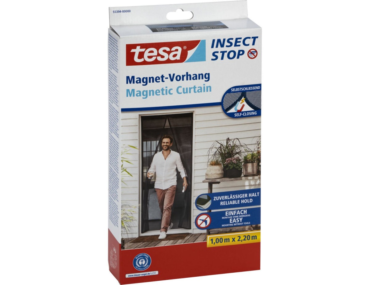 Tesa INSECT STOP Magnetic Door Fly Screen 1,0x2,20m Athra.55394