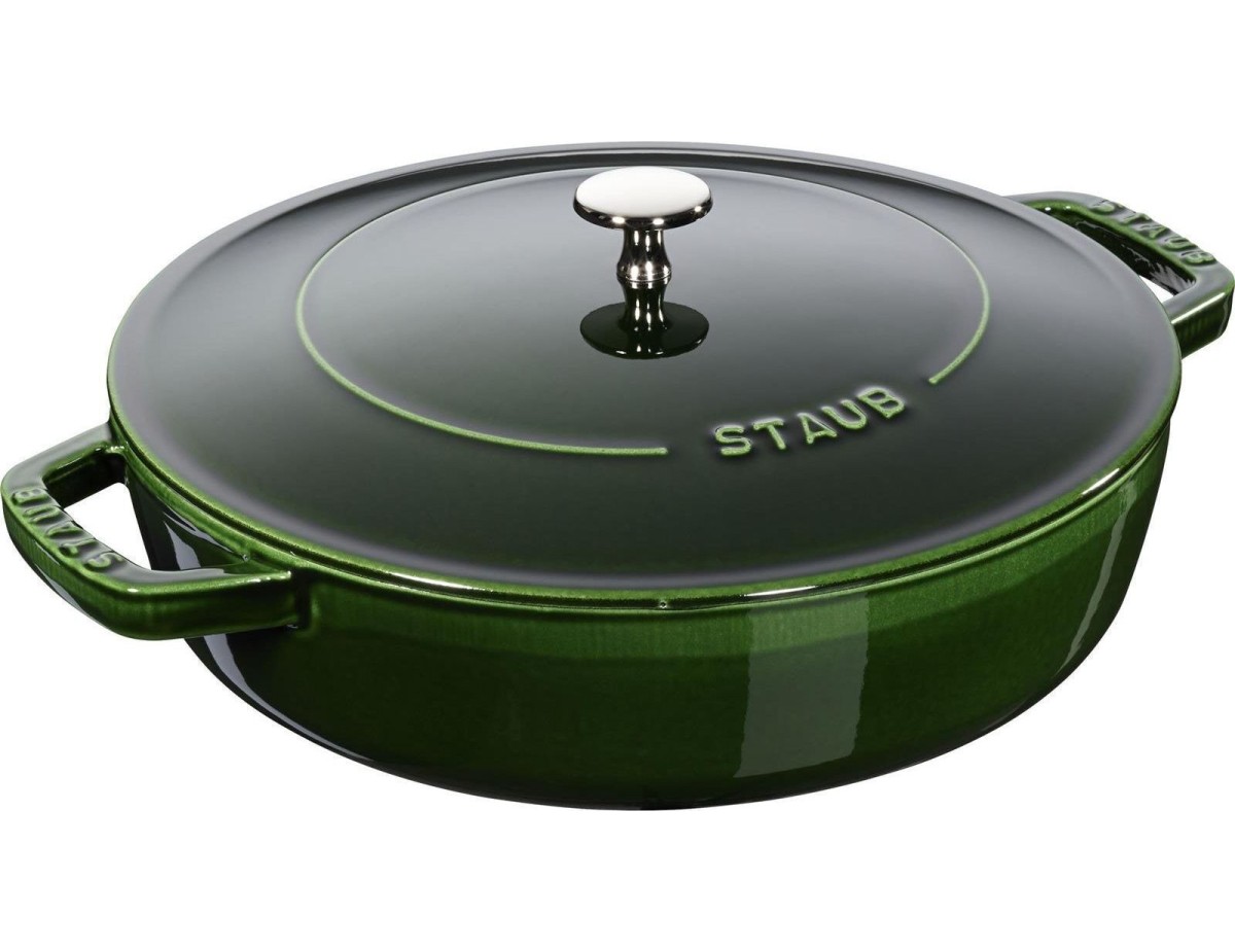 Staub Braiser Chistera 28 cm Basil Green Staub Braiser Chistera 28 cm Basil Green