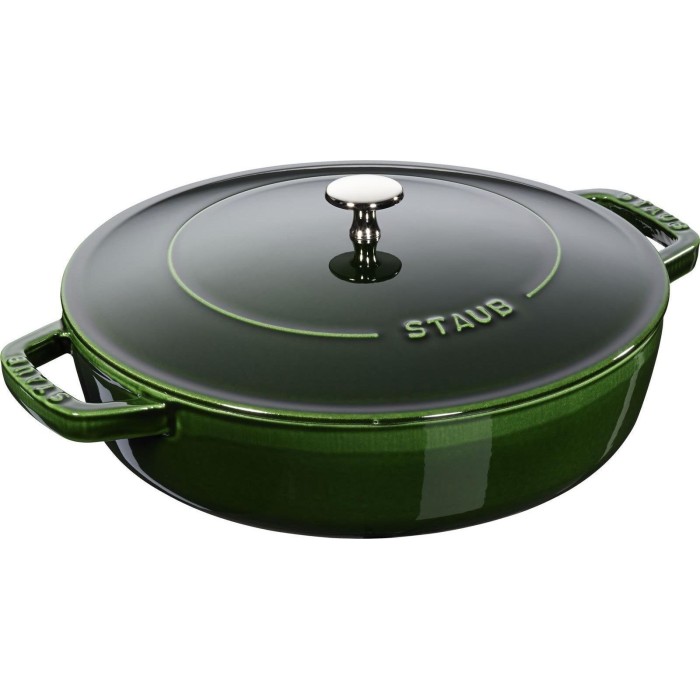 Staub Braiser Chistera 28 cm Basil Green Staub Braiser Chistera 28 cm Basil Green