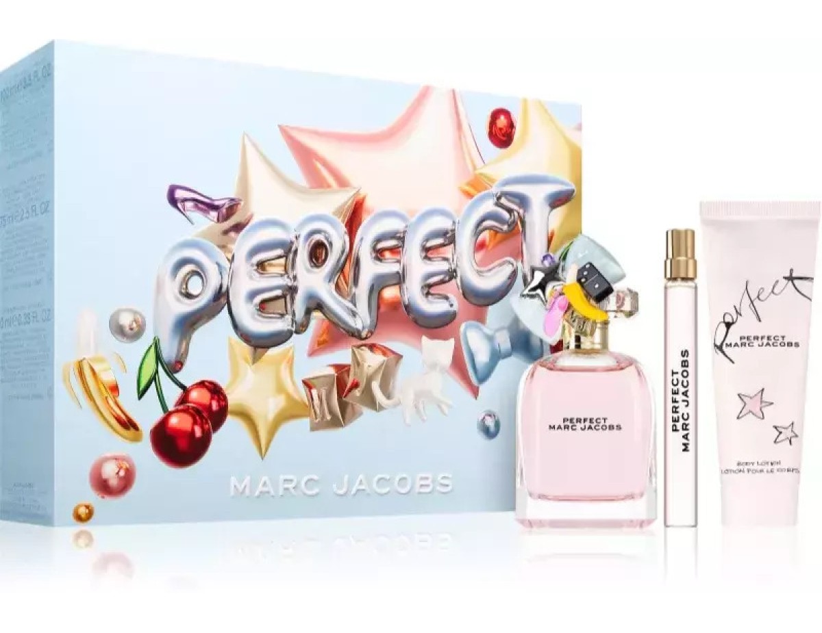 Marc Jacobs-Perfect Gift set EDP 100 ml, miniature EDP 10 ml and body lotion 75 ml-100ml