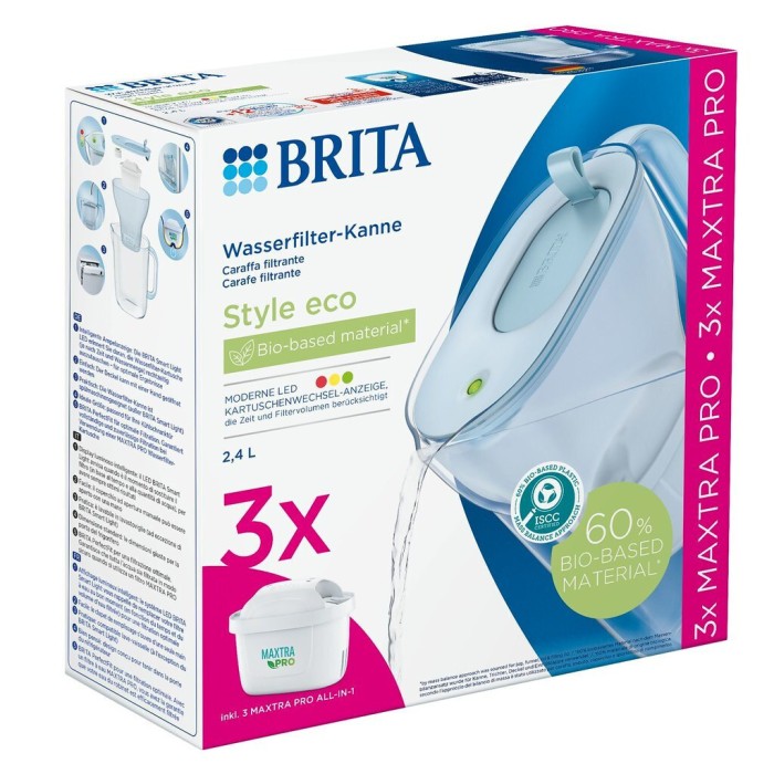 Brita Style eco glacier blue incl. 3 MAXTRA PRO All-in-1 Brita Style eco glacier blue incl. 3 MAXTRA PRO All-in-1
