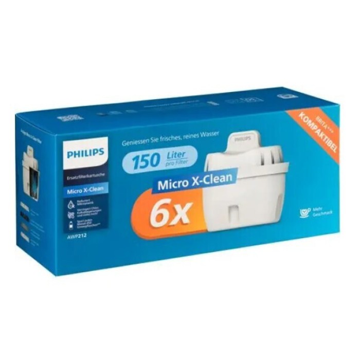Philips Micro X-clean Water Filter Catridges 6pcs