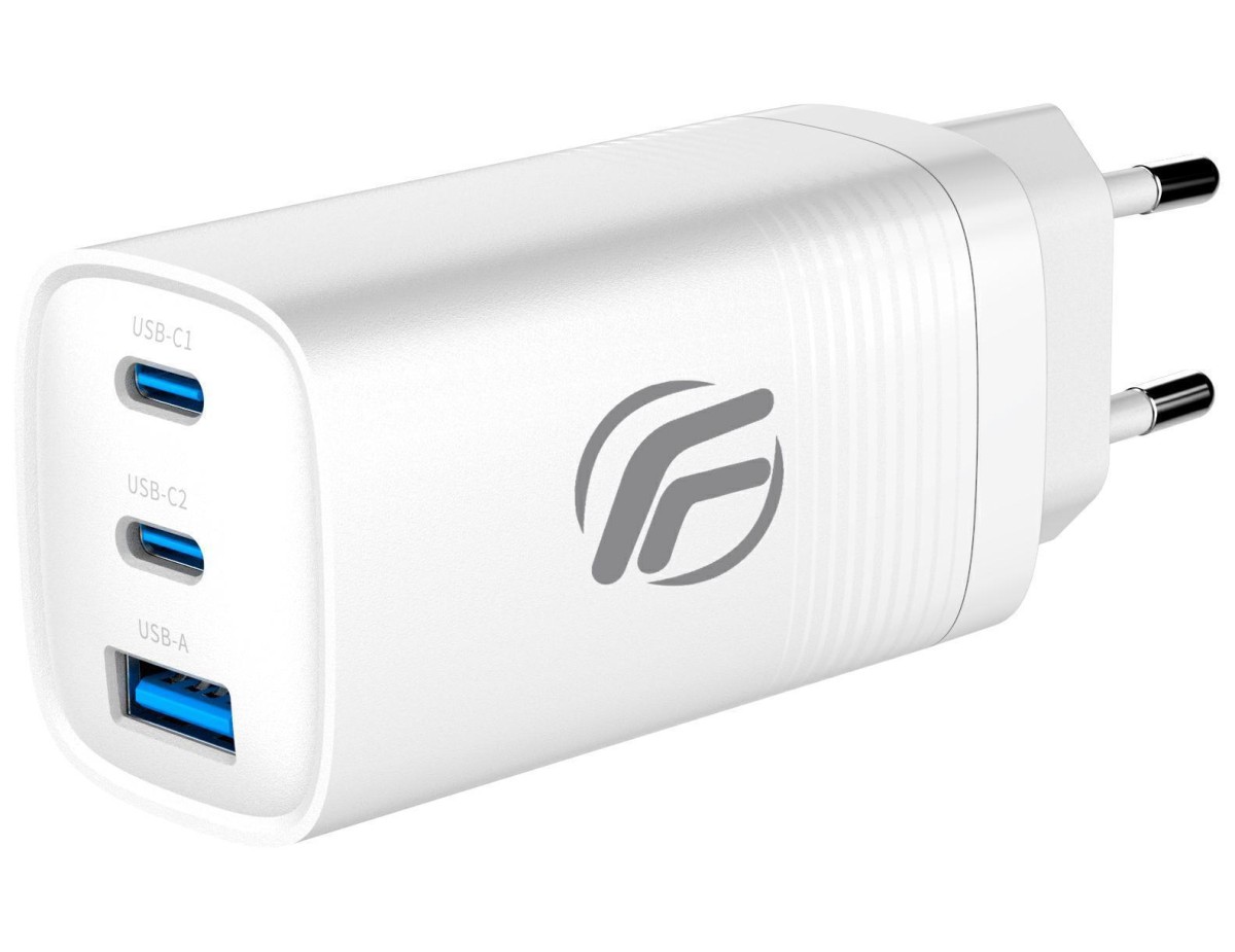 Fenner Tech 65W Caricatore Universale GaN Tech 2 xUSB-C +USB-A Fast Fenner Tech 65W Caricatore Universale GaN Tech 2 xUSB-C +USB-A Fast