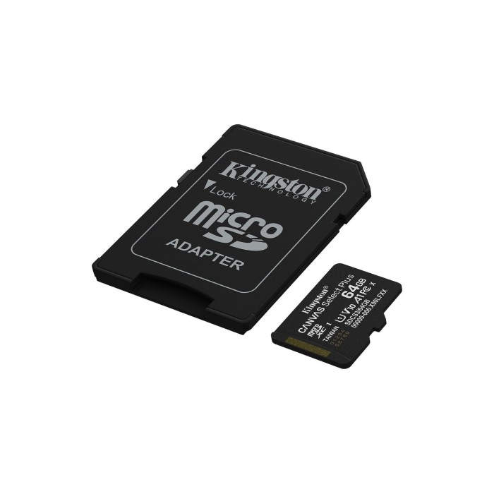 Kingston Micro SD 64GB Cl10 Canvas S.Plus SDCS3/64GB +Ad.SD