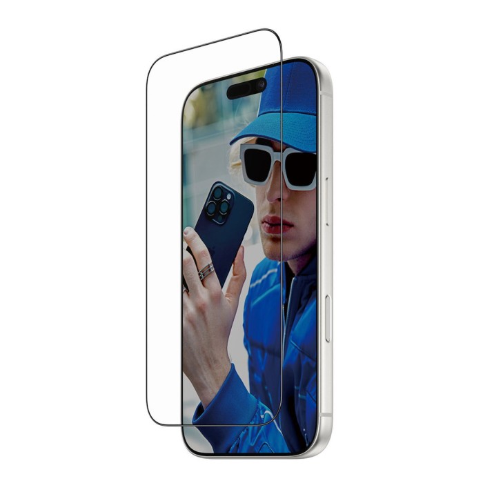 PanzerGlass iP 17 Pro UWF Fastfit with Black Frame PanzerGlass iP 17 Pro UWF Fastfit with Black Frame
