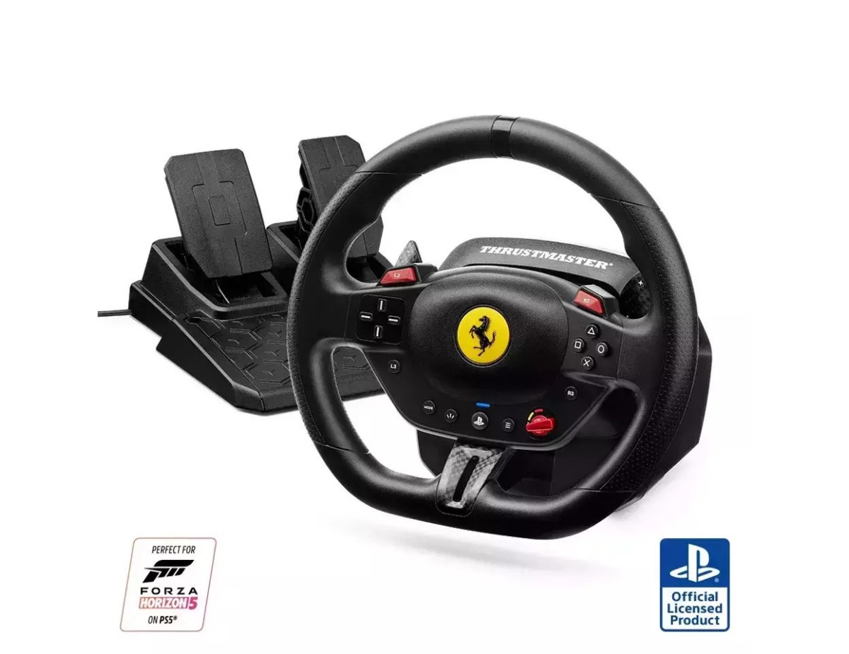 Thrustmaster Volante T98 + Pedaliera PS5/PS4/PC