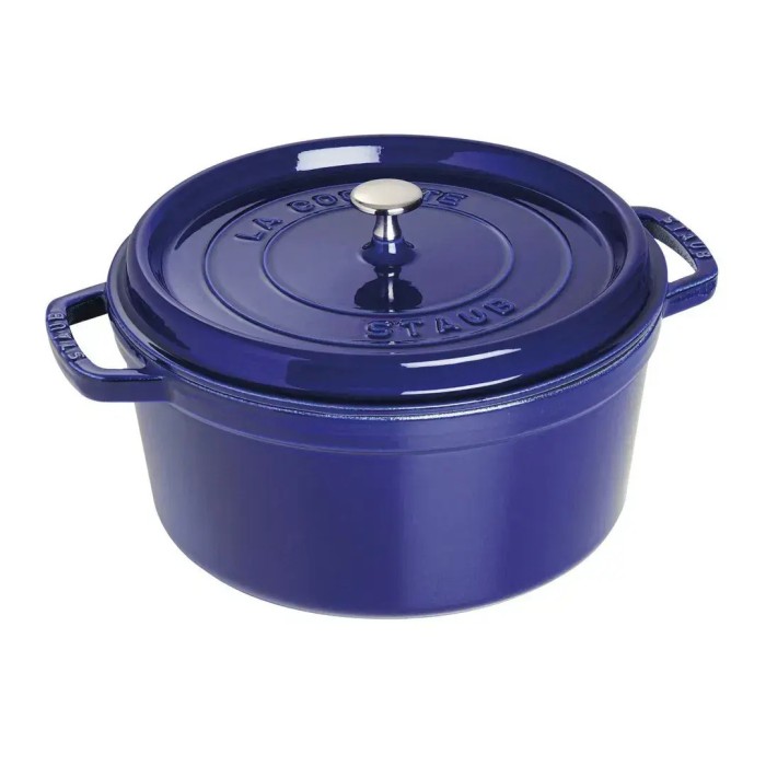 Staub La Cocotte 28cm round, Dark Blue, Cast Iron
