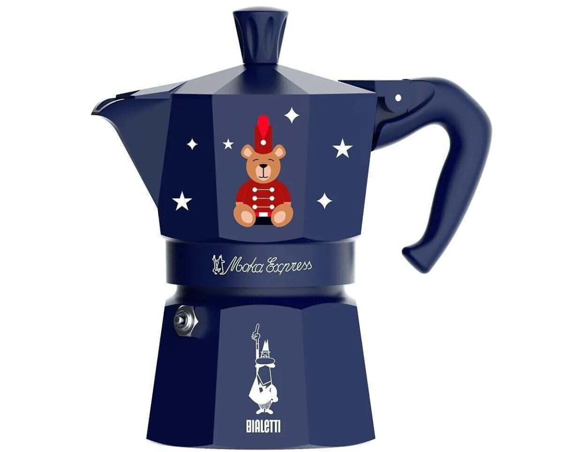 Bialetti Moka Express 3TZ blue Joyful Memories Bialetti Moka Express 3TZ blue Joyful Memories