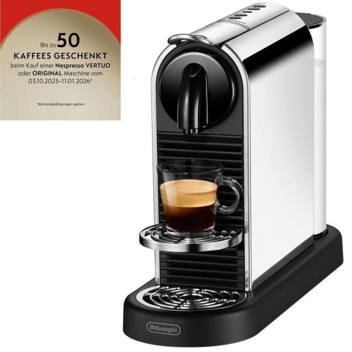 Nespresso Citiz EN 220.M by Delonghi, silver