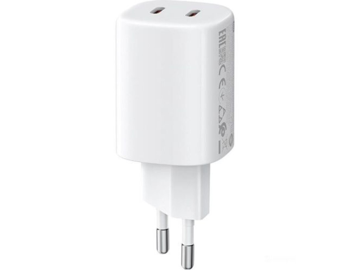 Xiaomi 45W Nano TurboCharging Power Adapter 2-Port USB-C GaN White Xiaomi 45W Nano TurboCharging Power Adapter 2-Port USB-C GaN White
