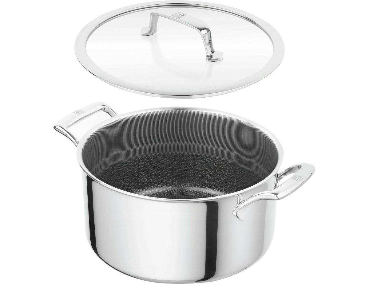 ZWILLING Peak Cooking Pot 24 cm 18/10 Stainless Steel, Silver