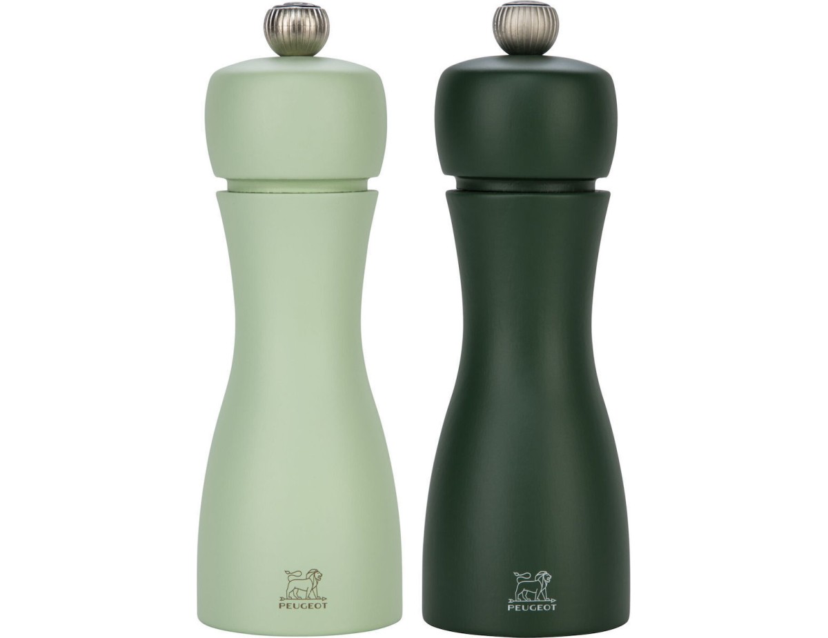 Peugeot Tahiti Pepper-/Salt Z Mill Set 2 pcs. 15 cm green