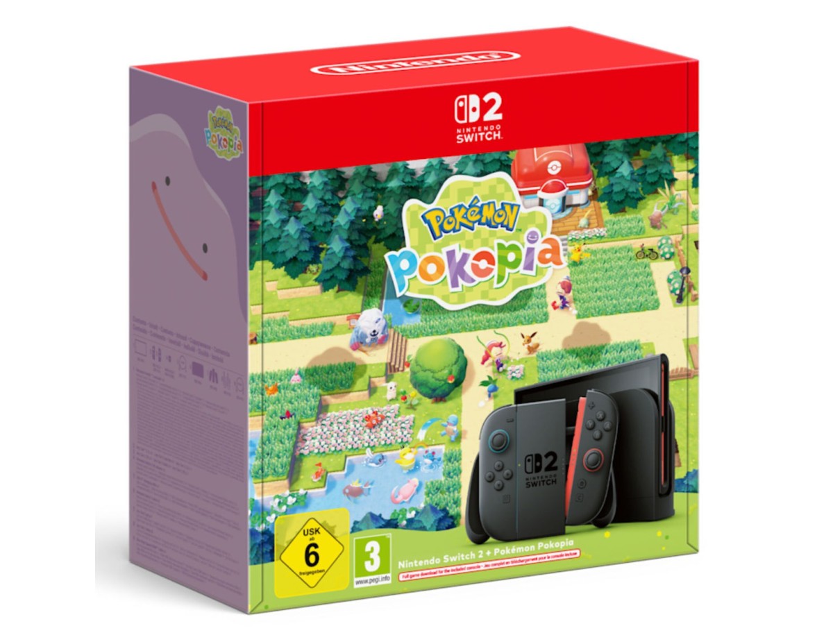Switch 2 Console Black + Pokémon Pokopia