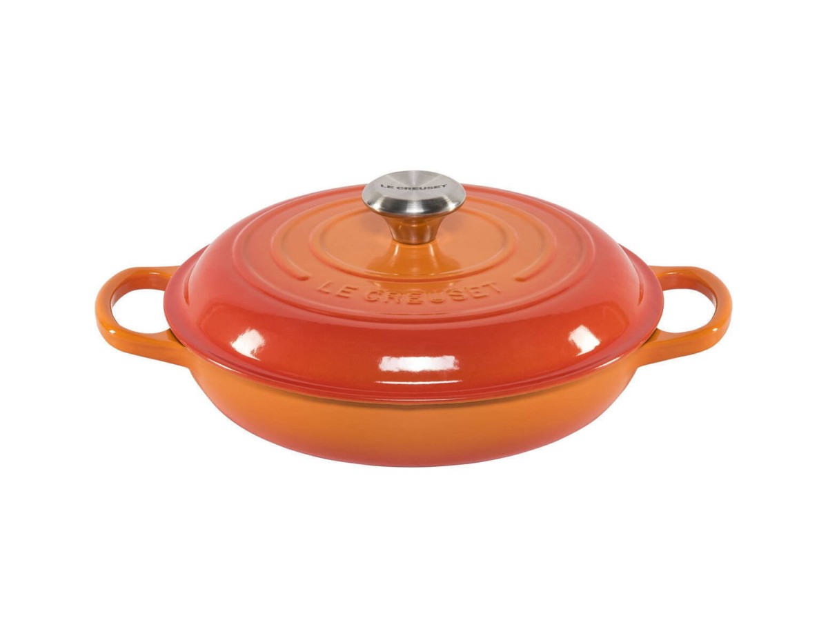 Le Creuset Signature Cast Iron Gourmet 26 cm volcanic