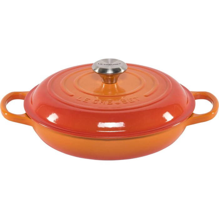 Le Creuset Signature Cast Iron Gourmet 26 cm volcanic