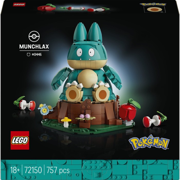 LEGO Pokemon Munchlax για 18+ Ετών 757τμχ 72150