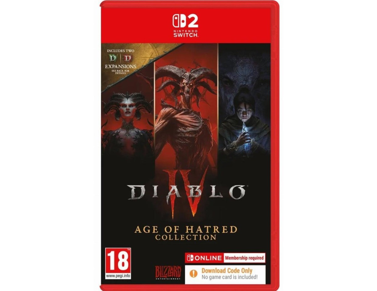 Diablo IV: Age of Hatred Collection (Game-Key Card) Switch 2 Game