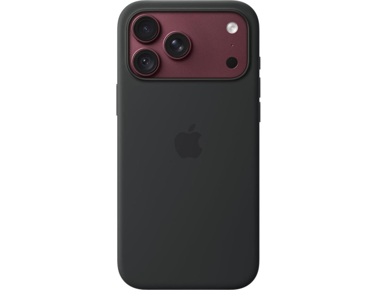 Apple iPhone 18 Pro Max Silicone Case with MagSafe Black (MK954ZM/A)