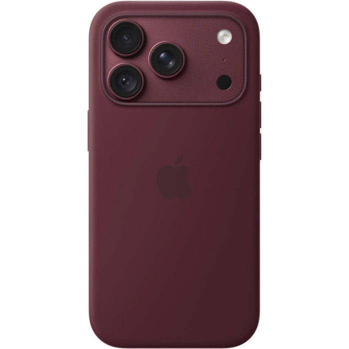 Apple Silicone Case with MagSafe for iPhone 18 Pro – Burgundy (MK8U4ZM/A)