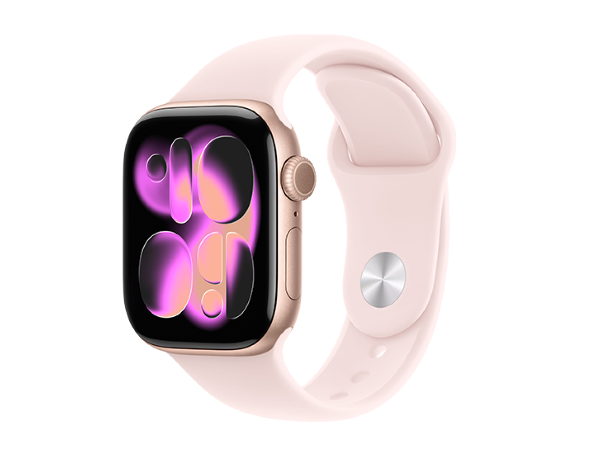Watch Apple Watch Series 11 (2025) LTE 42mm Rose Gold Case with Light Blush Sport Band S/M - Rose Gold