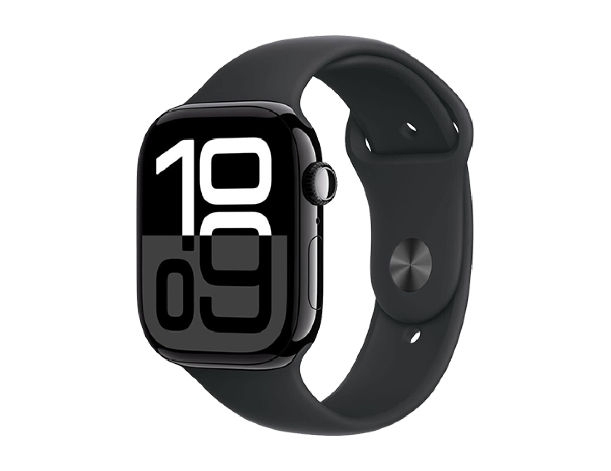 Watch Apple Watch Series 10 (2024) LTE 46mm Jet Black Aluminium Case with Sport Band - Black Watch Apple Watch Series 10 (2024) LTE 46mm Jet Black Aluminium Case with Sport Band - Black