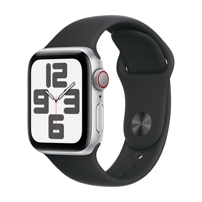 Watch Apple Watch SE2 (2024) GPS + Cellular 40mm Midnight Aluminum Case with Sport Band S/M - Midnight Watch Apple Watch SE2 (2024) GPS + Cellular 40mm Midnight Aluminum Case with Sport Band S/M - Midnight